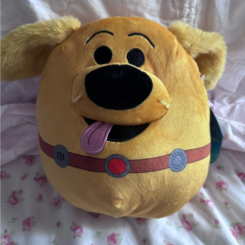 Squishmallow Disney Pixar Dug From Up 7-8" Kellytoy Soft Plush NWT